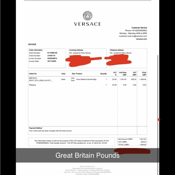 Versace Virtus Medium Bucket Bag. Back - Picture 14 of 14